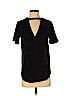 Club Monaco Black Short Sleeve Blouse Size XS - photo 1