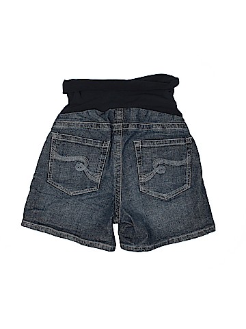 Indigo Blue Denim Shorts (view 2)