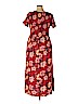 Iris Impressions 100% Rayon Red Casual Dress Size XL - photo 2