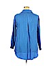 Denim 24/7 100% Polyester Blue Long Sleeve Blouse Size 18 - photo 2