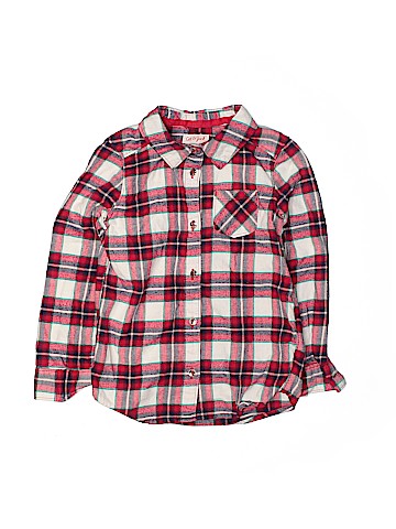 Cat & Jack Long Sleeve Button-Down Shirt (view 1)