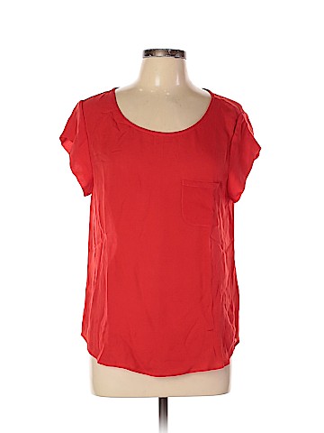 Joie Short Sleeve Silk Top (view 1)