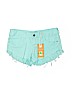 Billabong Teal Denim Shorts Size 3 - photo 1
