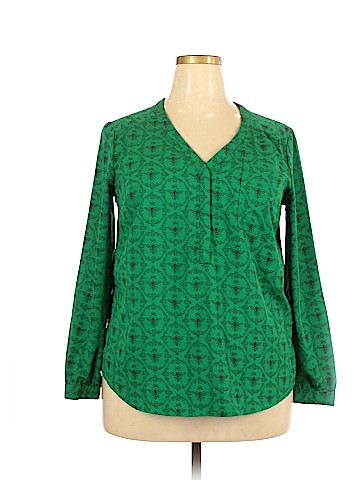 Merona Long Sleeve Blouse (view 1)
