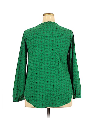 Merona Long Sleeve Blouse (view 2)