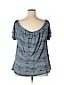 Old Navy 100% Rayon Blue Short Sleeve Top Size XXL - photo 2