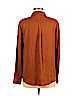 Forever 21 100% Rayon Orange Long Sleeve Button-Down Shirt Size M - photo 2