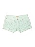 Roxy 100% Cotton Teal Denim Shorts Size 28 waist - photo 1