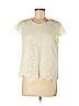 Philosophy Republic Clothing Ivory Short Sleeve Top Size M (petite) - photo 1