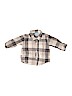 The Children's Place 100% Cotton Gray Long Sleeve Button-Down Shirt Size 9-12 mo - photo 1