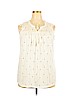 Sonoma Goods for Life Ivory Sleeveless Top Size XXL - photo 1