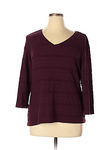 Croft & Barrow 3/4 Sleeve Top (view 1)