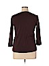 Jones New York Sport 100% Cotton Brown Long Sleeve Top Size XL - photo 2