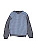Kenneth Cole REACTION 100% Cotton Print Blue Pullover Sweater Size 7 - photo 1
