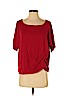 Babette Red Short Sleeve Top Size S - photo 1