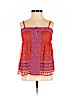 Free People 100% Silk Red Sleeveless Silk Top Size 0 - photo 1