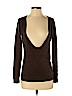 Zara Brown Silk Pullover Sweater Size S - photo 1