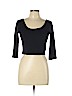 Charlotte Russe Black 3/4 Sleeve Top Size L - photo 1