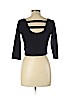 Charlotte Russe Black 3/4 Sleeve Top Size L - photo 2