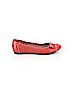 Clarks 100% Leather Red Flats Size 8 1/2 - photo 1
