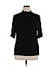 Banana Republic Black Short Sleeve Turtleneck Size XL - photo 1