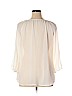 Maurices 100% Polyester Ivory Long Sleeve Blouse Size XL - photo 2