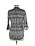 No Boundaries 100% Polyester Black 3/4 Sleeve Henley Size 11 - 13 - photo 2