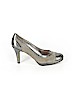 AK Anne Klein Gray Heels Size 8 1/2 - photo 1