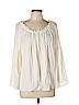 Ann Taylor LOFT 100% Viscose White 3/4 Sleeve Blouse Size L - photo 1