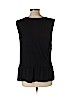 Ann Taylor LOFT 100% Rayon Black Sleeveless Top Size L (petite) - photo 2