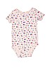 Carter's 100% Cotton Floral White Short Sleeve Onesie 18-24 MO / 24 MO - photo 1
