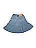 Levi's 100% Cotton Solid Blue Denim Skirt Size 4T - photo 2
