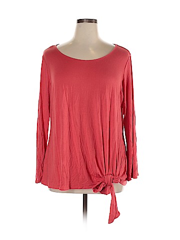 NY Collection Long Sleeve Top (view 1)