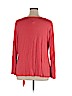 NY Collection Red Long Sleeve Top Size 2X - photo 2