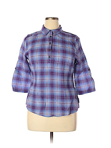Royal Robbins 3/4 Sleeve Button-Down Shirt (view 1)