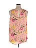 Old Navy 100% Polyester Pink Sleeveless Blouse Size XL - photo 2