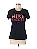 Nike 100% Cotton Black Short Sleeve T-Shirt Size M - photo 1