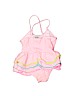 Wetsuit Club by Candlesticks Stripes Pink One Piece Swimsuit 18-24 MO / 24 MO - photo 2