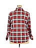 Passport 100% Polyester Red Long Sleeve Button-Down Shirt Size 3X - photo 2