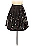 H&M 100% Polyester Black Casual Skirt Size 6 - photo 1