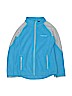 Oakiwear 100% Polyester Solid Blue Fleece Jacket Size 8 - photo 1