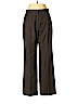 Armani Collezioni 100% Virgin Wool Brown Wool Pants Size 8 - photo 1