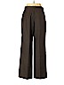 Armani Collezioni 100% Virgin Wool Brown Wool Pants Size 8 - photo 2
