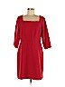 Ann Taylor Red Casual Dress Size 12 (petite) - photo 1
