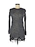 Zara 100% Nylon Gray Casual Dress Size M - photo 1