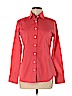Faconnable Red Long Sleeve Button-Down Shirt Size 6 - photo 1