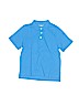 L.L.Bean 100% Cotton Solid Blue Short Sleeve Polo Size 5 - 6 - photo 1