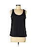 H&M 100% Polyester Black Sleeveless Blouse Size 6 - photo 1