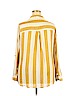 Perch by Blu Pepper 100% Rayon Yellow Long Sleeve Button-Down Shirt Size 3X - photo 2