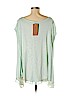 Paper Crane Green Short Sleeve Top Size M - photo 2